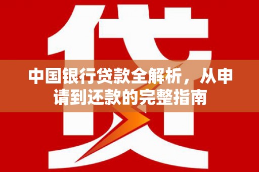 泰山中国银行贷款全解析，从申请到还款的完整指南