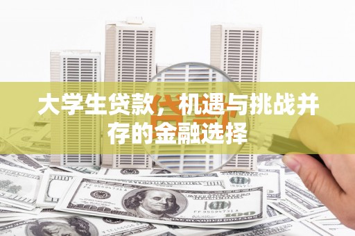 泰山大学生贷款，机遇与挑战并存的金融选择