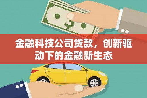 泰山金融科技公司贷款，创新驱动下的金融新生态