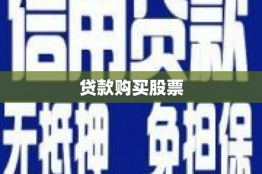 泰山贷款购买股票