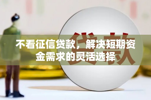 泰山不看征信贷款，解决短期资金需求的灵活选择
