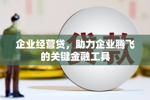 泰山企业经营贷，助力企业腾飞的关键金融工具