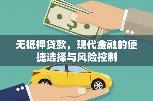 泰山无抵押贷款，现代金融的便捷选择与风险控制