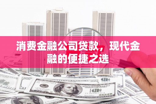 泰山消费金融公司贷款，现代金融的便捷之选