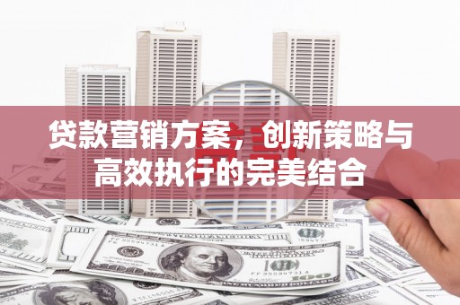 泰山贷款营销方案，创新策略与高效执行的完美结合