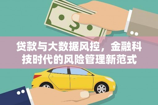泰山贷款与大数据风控，金融科技时代的风险管理新范式