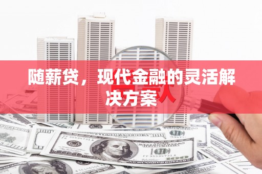 泰山随薪贷，现代金融的灵活解决方案