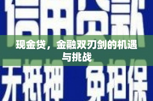 泰山现金贷，金融双刃剑的机遇与挑战
