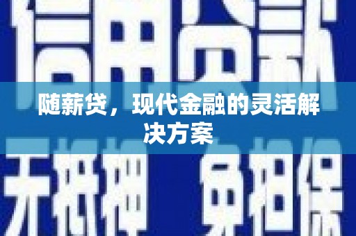 泰山随薪贷，现代金融的灵活解决方案