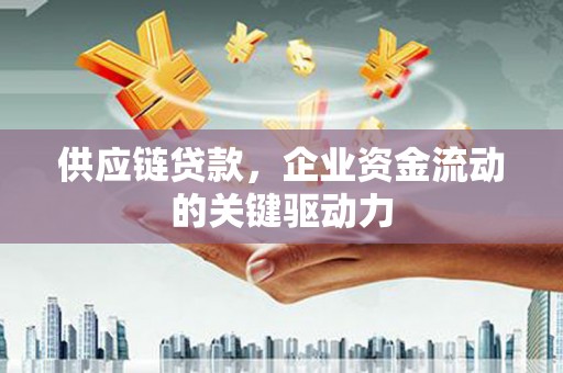 泰山供应链贷款，企业资金流动的关键驱动力