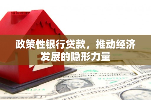 泰山政策性银行贷款，推动经济发展的隐形力量