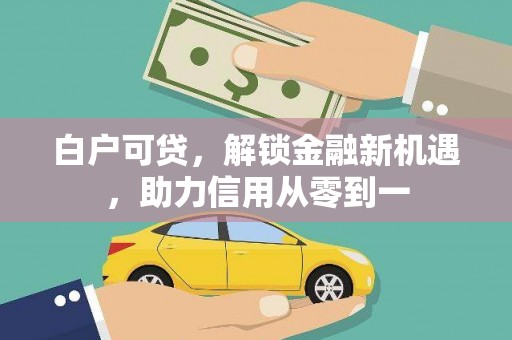 泰山白户可贷，解锁金融新机遇，助力信用从零到一