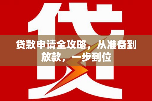 泰山贷款申请全攻略，从准备到放款，一步到位