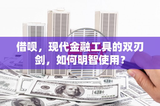 泰山借呗，现代金融工具的双刃剑，如何明智使用？