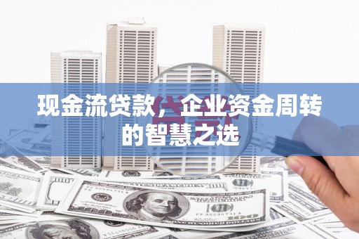 泰山现金流贷款，企业资金周转的智慧之选