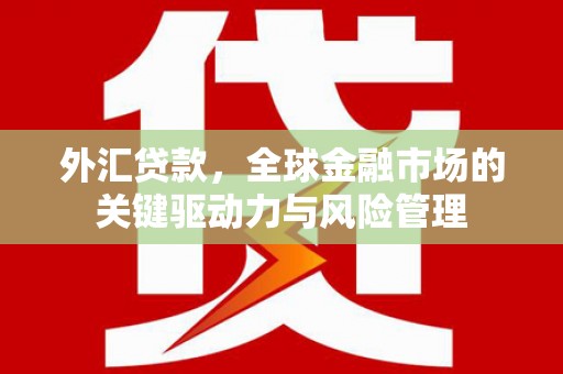 泰山外汇贷款，全球金融市场的关键驱动力与风险管理