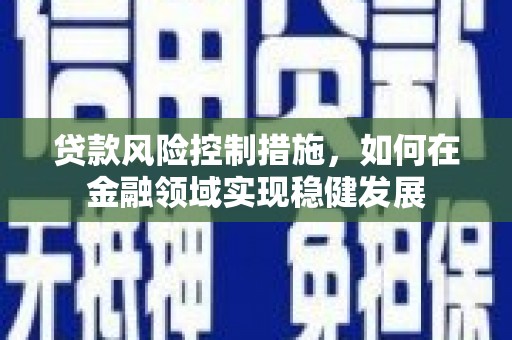 泰山贷款风险控制措施，如何在金融领域实现稳健发展