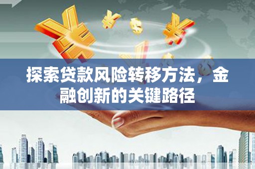 泰山探索贷款风险转移方法，金融创新的关键路径