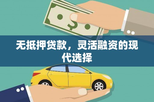 泰山无抵押贷款，灵活融资的现代选择