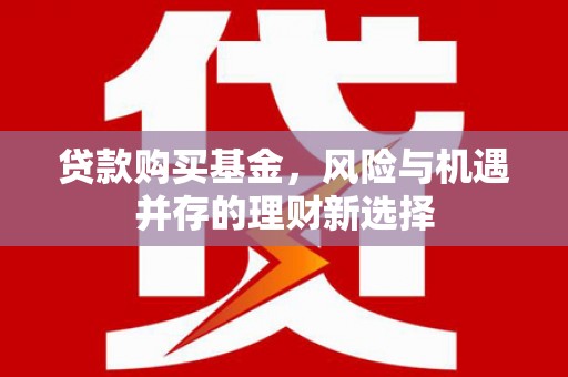 泰山贷款购买基金，风险与机遇并存的理财新选择