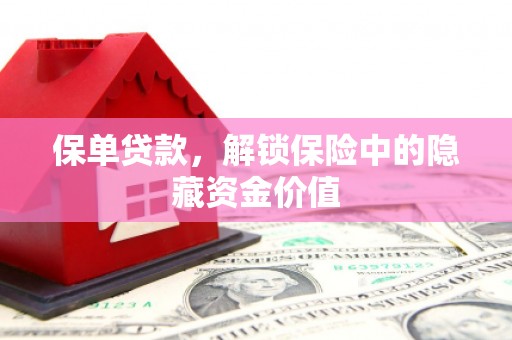 泰山保单贷款，解锁保险中的隐藏资金价值