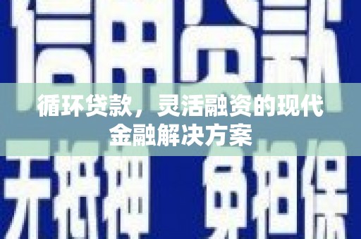 泰山循环贷款，灵活融资的现代金融解决方案