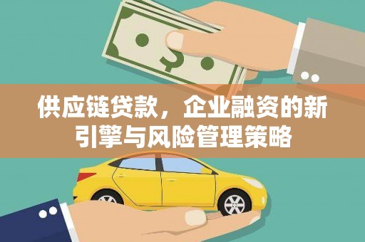 泰山供应链贷款，企业融资的新引擎与风险管理策略