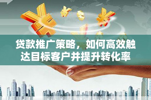 泰山贷款推广策略，如何高效触达目标客户并提升转化率