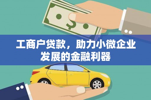 泰山工商户贷款，助力小微企业发展的金融利器
