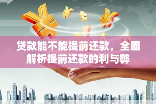 泰山贷款能不能提前还款，全面解析提前还款的利与弊