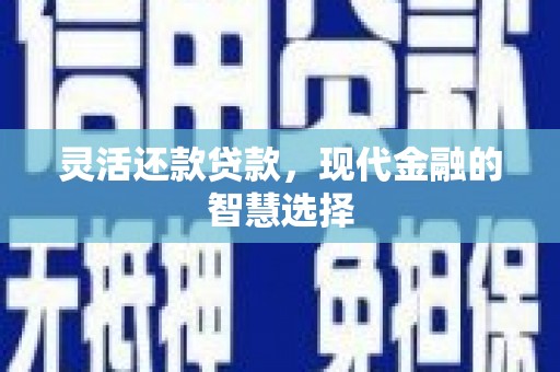 泰山灵活还款贷款，现代金融的智慧选择