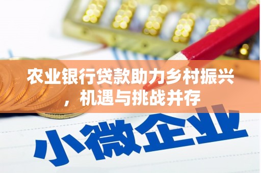 泰山农业银行贷款助力乡村振兴，机遇与挑战并存
