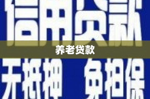 泰山养老贷款