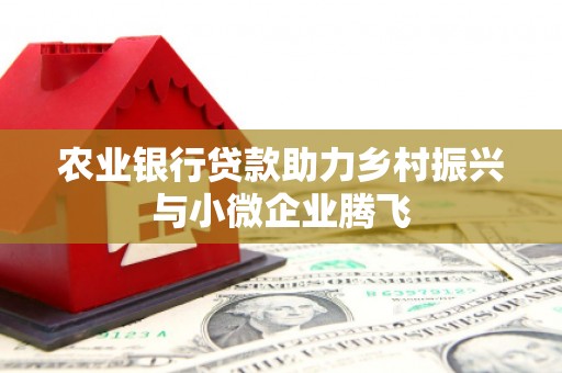 泰山农业银行贷款助力乡村振兴与小微企业腾飞