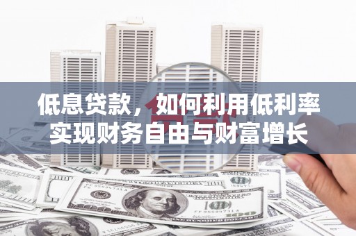 泰山低息贷款，如何利用低利率实现财务自由与财富增长